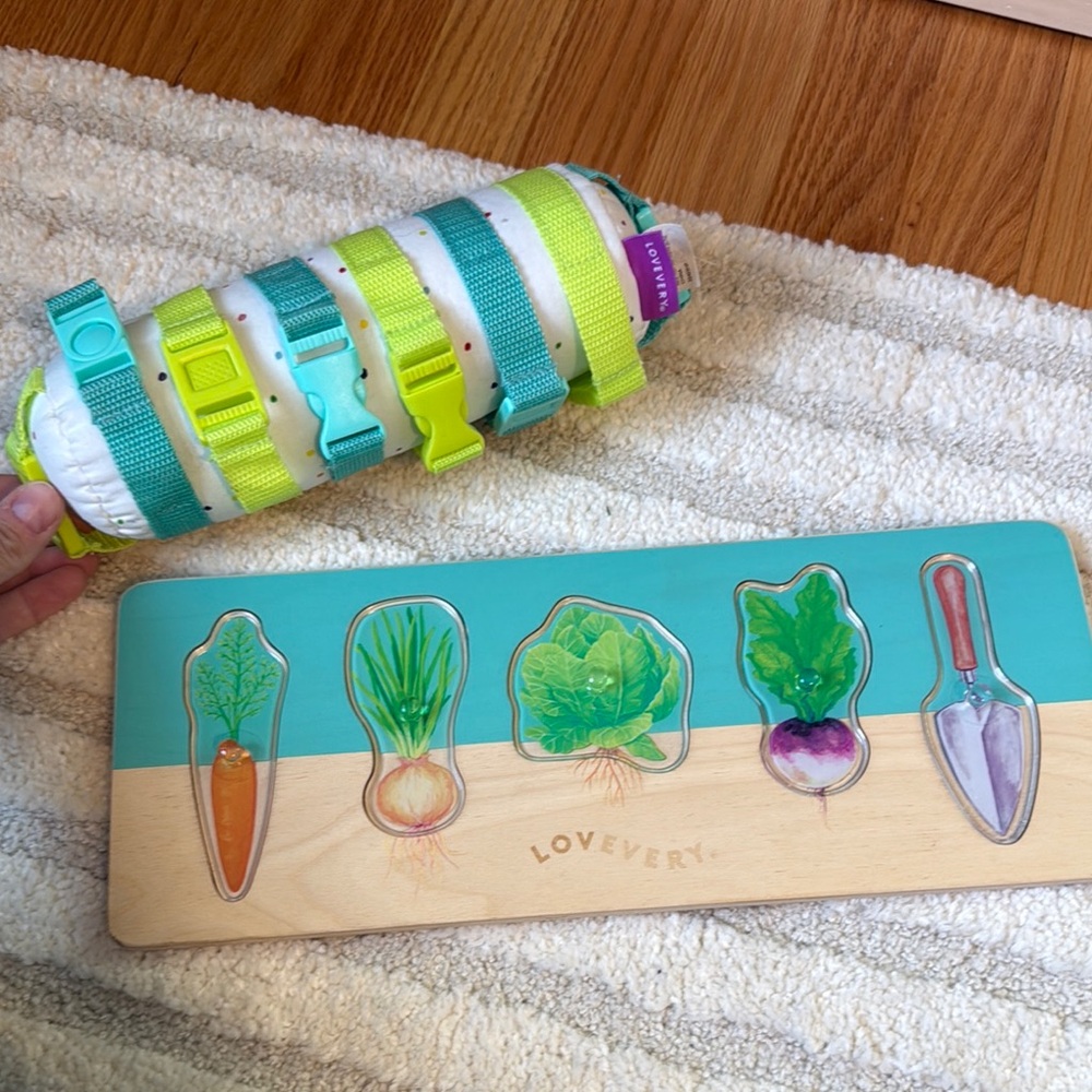 Lovevery Wooden Puzzle and Sensory Toy